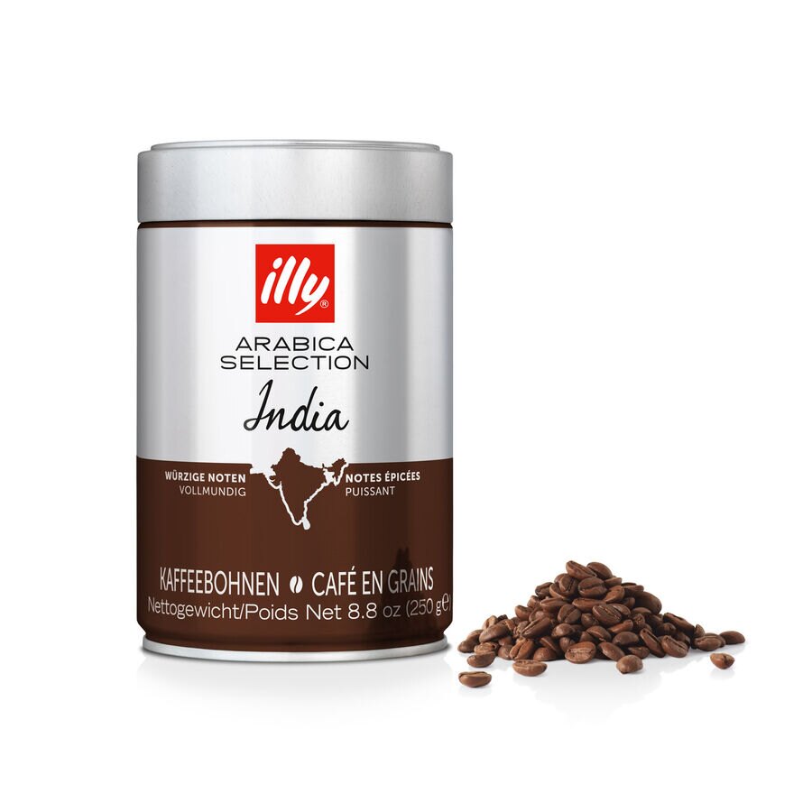 Lata Café Illy en Grano India 250 gr