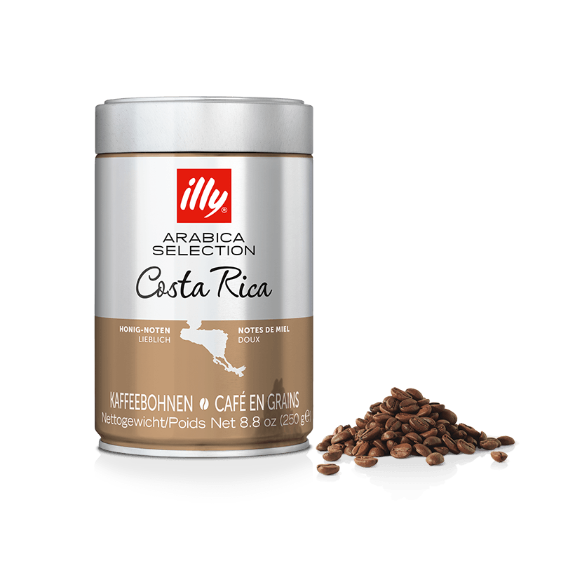 Lata Café Illy en Grano Costa Rica 250 gr