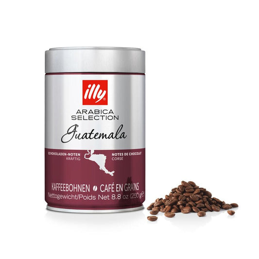 Lata Café Illy en Grano Guatemala 250 gr