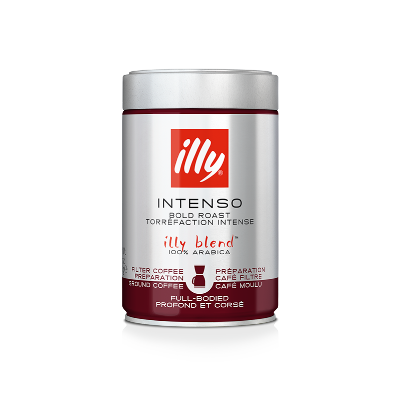 Lata Café Illy en Grano Intenso Filtro 250 gr