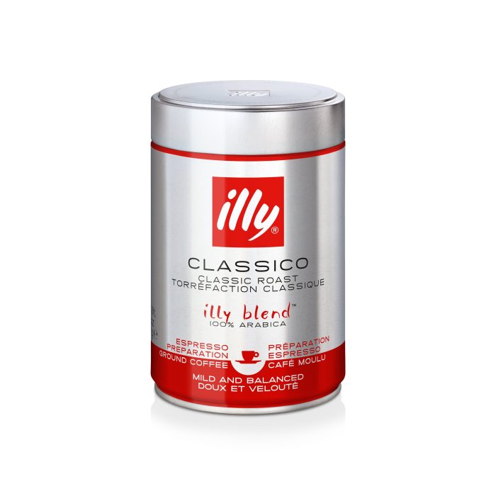 Lata Café Illy en Grano Clásico 250 gr