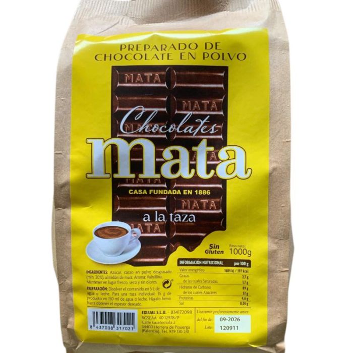 Chocolate Mata Polvo 500 gr